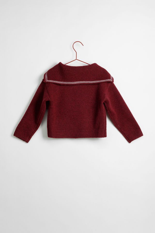 Please Mom Red Sailor Sweater