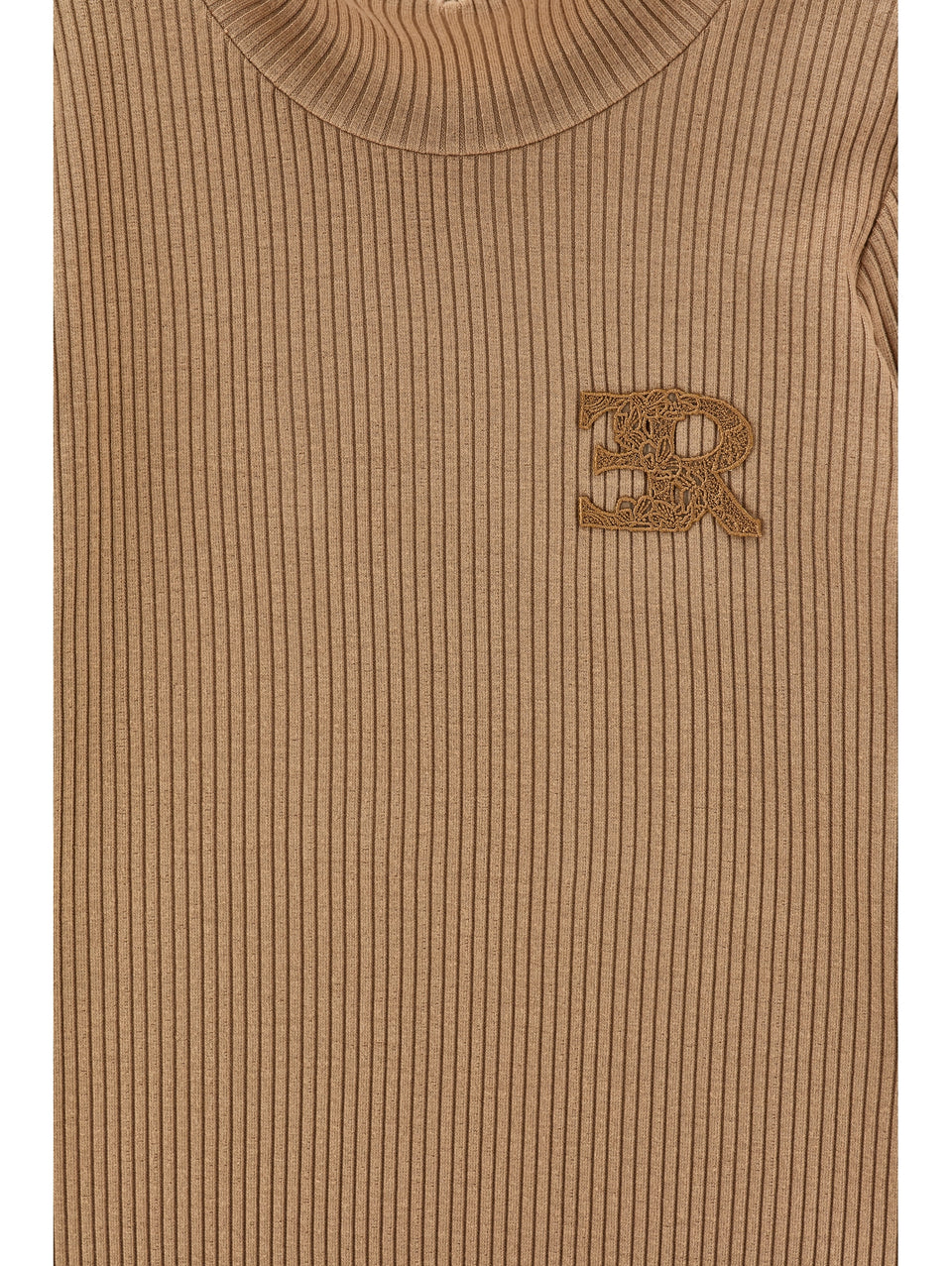Ermanno Scervino Camel Logo Turtleneck