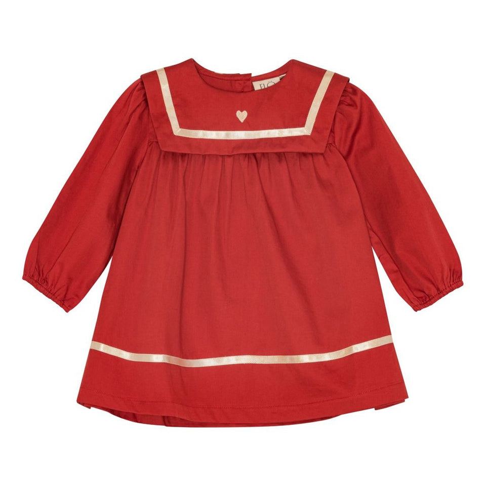 Floss Poppy Red Bay Dress check lengths-ran big
