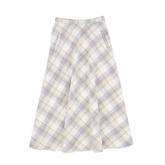 Valentina Plaid Pocket Maxi Skirt