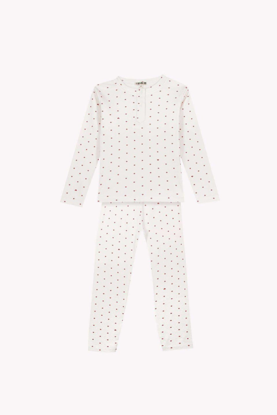 Bonton Rose Star Print Pajamas