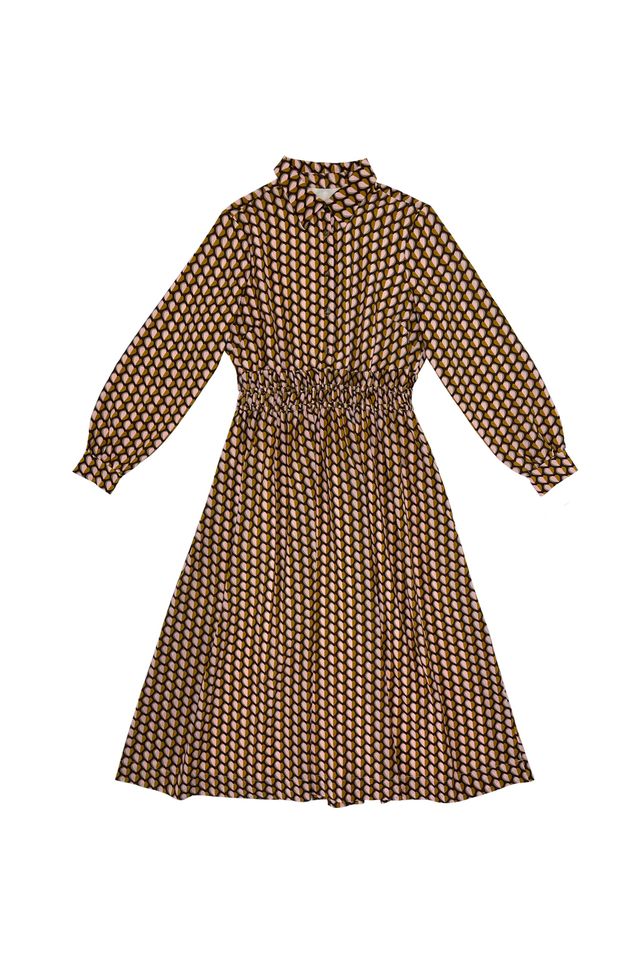Elle oh Elle Avery Geometric Hearts Print Dress