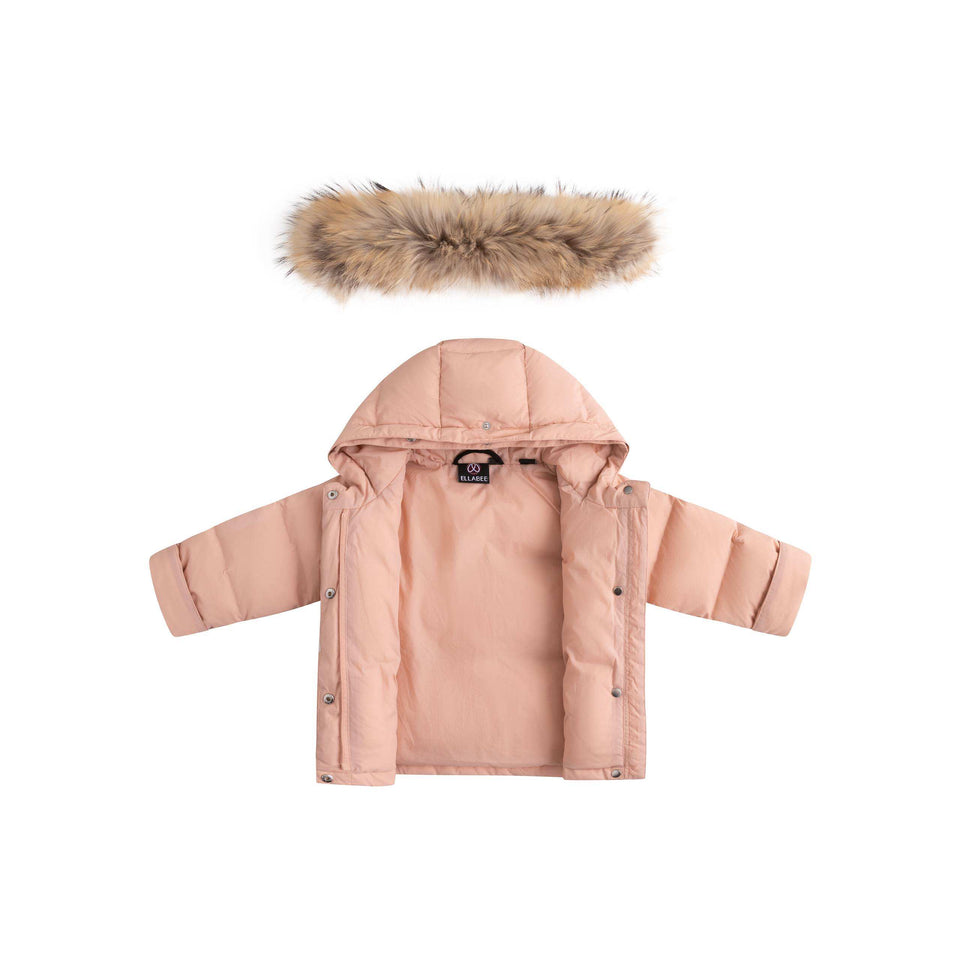 Ellabee Lyane Pink Trim Ruffle Premium Jacket