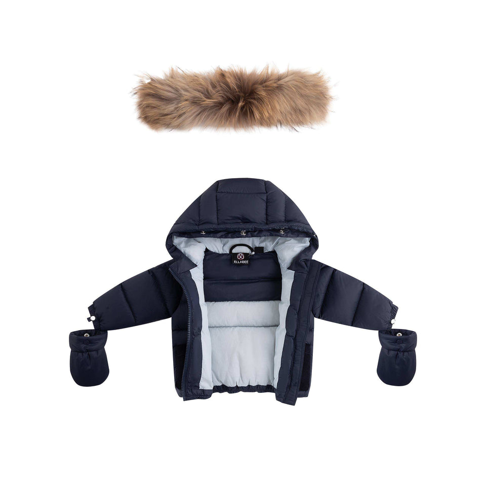Ellabee Bella Navy/Corduroy/Light Blue Coat