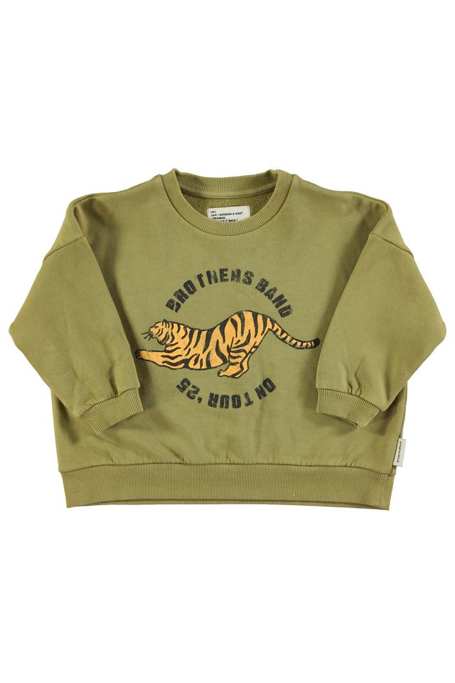 Piupiuchick Olive Green Tiger Sweater