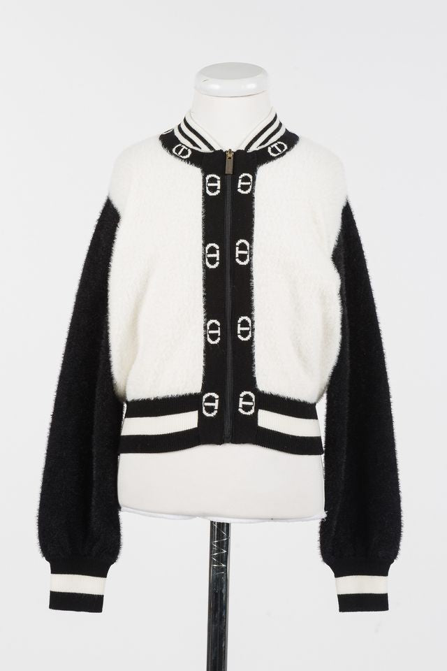 Twinset Black/White Cardigan Bomber