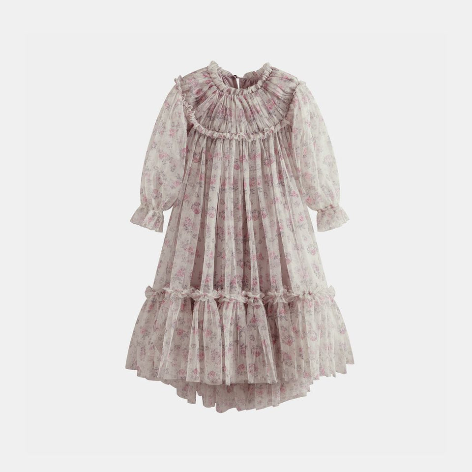 Cera Una Volta Marisol Pink Roses Dress