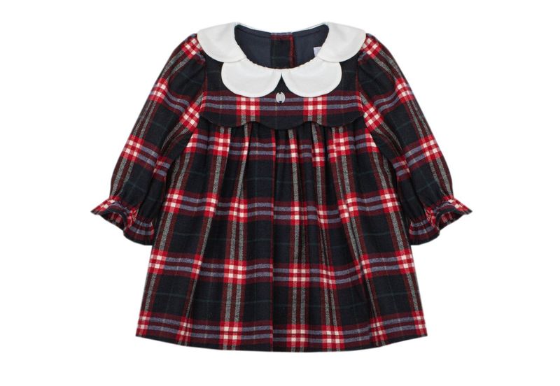 Patachou Balmoral Red Tartan Baby Dress