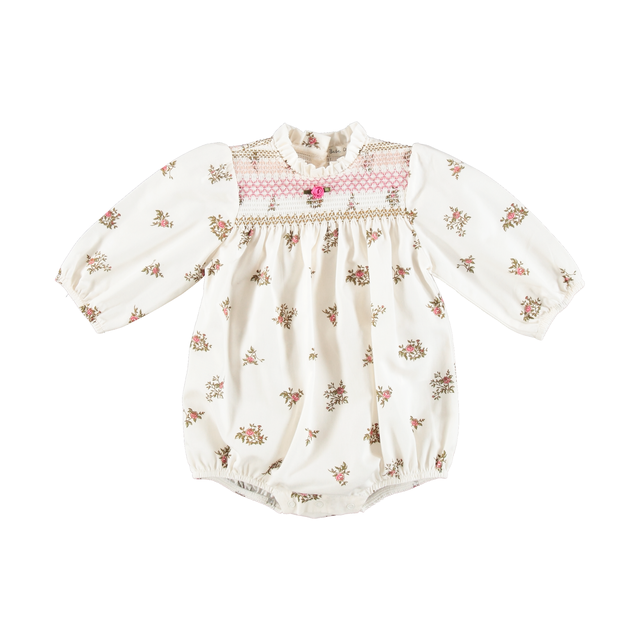 Bebe Organic Adelaide Winter Rose Romper