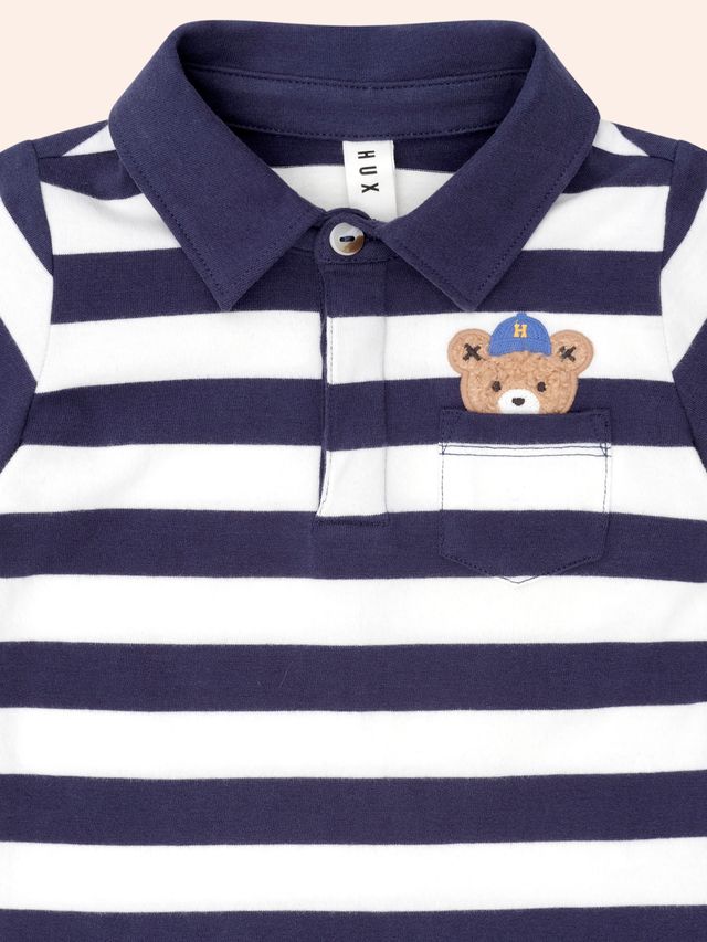 Hux Peekaboo Varsity Hux Tee