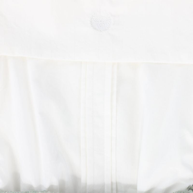 Le Bourdon Green Textured Piped Trim Shorts Set