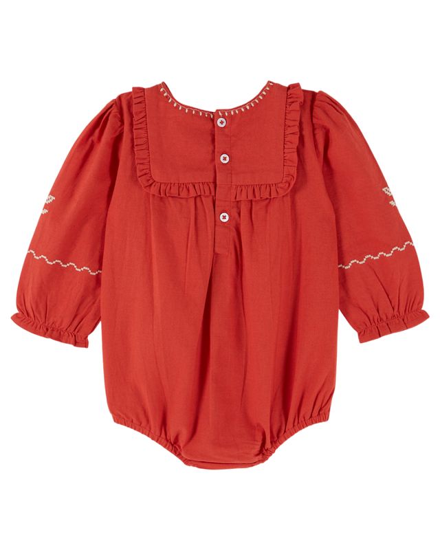 Emile & Ida Griotte Embroidered Romper