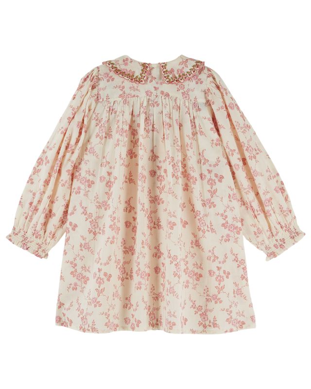 Emile & Ida Rosalie Smocked Embroidered Dress *preorder