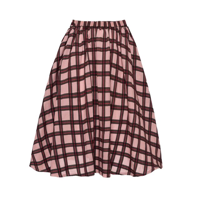 Paade Mode Special Edition Iris Pink Checks Skirt