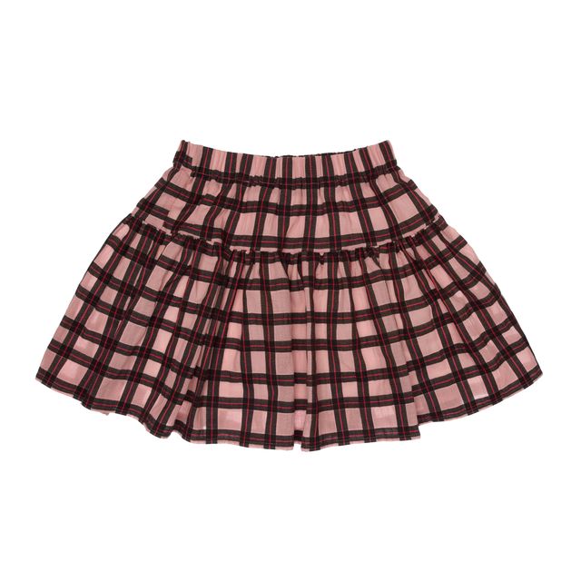 Paade Mode Iris Pink Checks Skirt