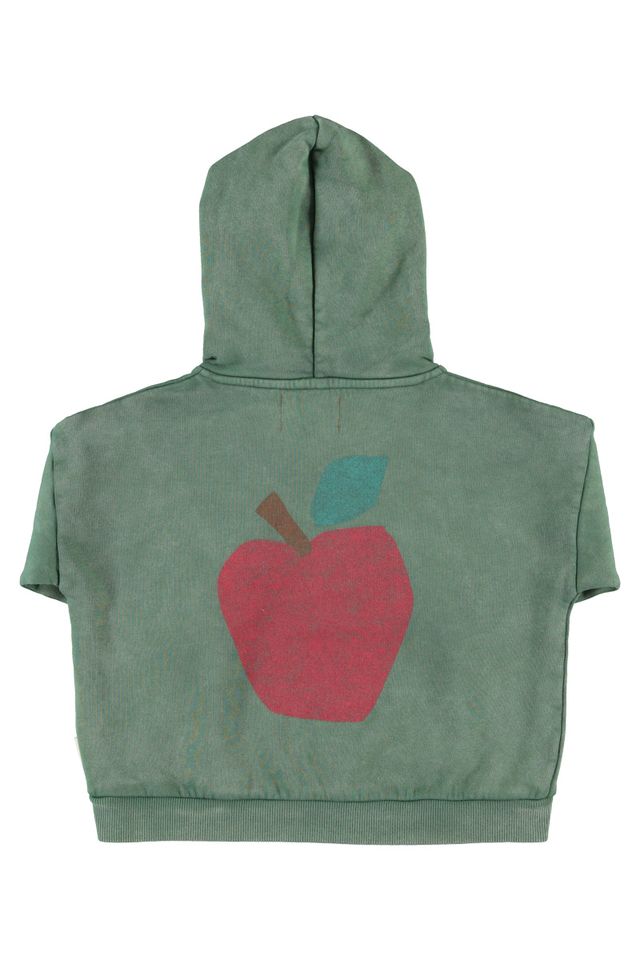 Piupiuchick Green w/ Apple Print Hoodie