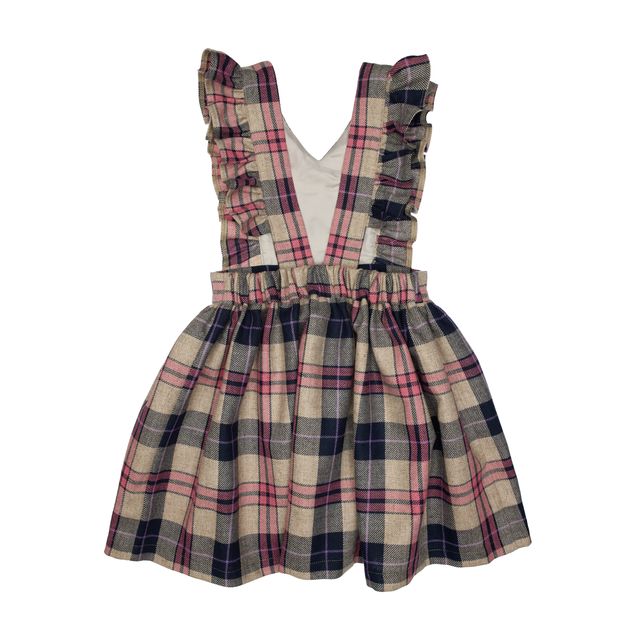 Paade Mode Harlow Wool Pinafore Pink Dress