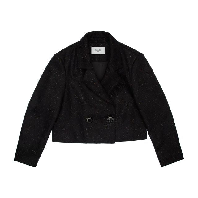Paade Mode Parker Crop Black Jacket