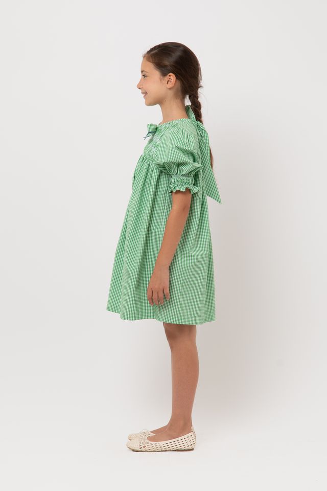 Piccola Ludo Green Jasemina Dress