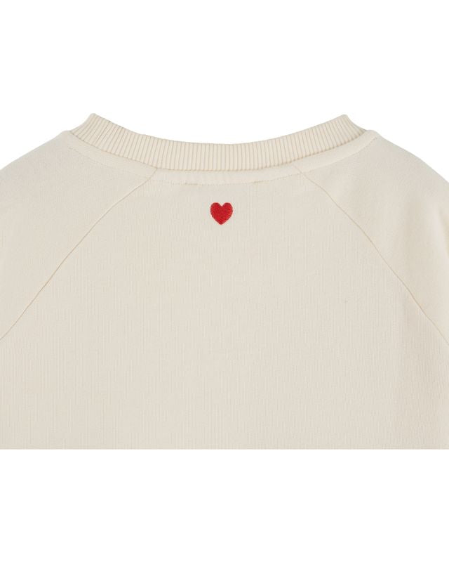Emile & Ida Ecru "Cherry" Sweatshirt