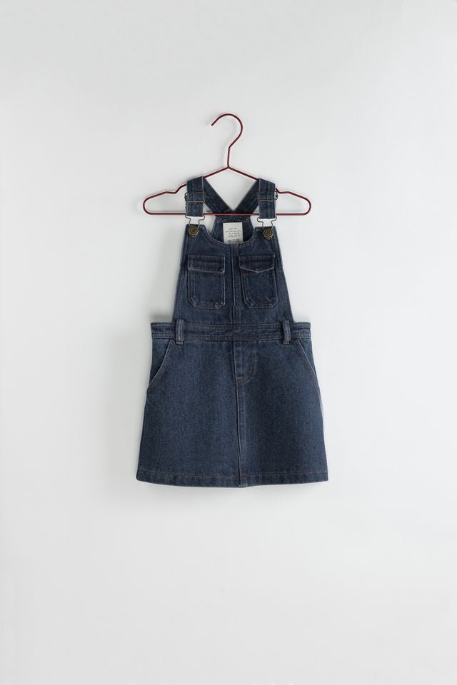 Please Mom Denim Cargo Dungarees