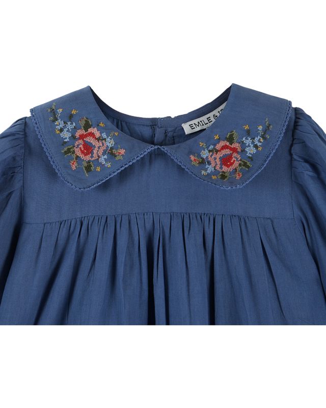 Emile & Ida Ocean Cross Stitch Dress
