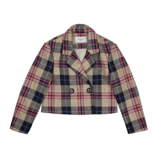 Paade Mode Harlow Wool Crop Pink Jacket