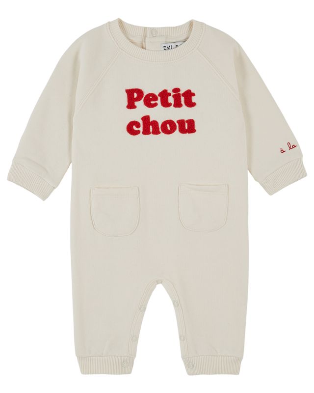 Emile & Ida Ecru "Petite Chou" Jumpsuit