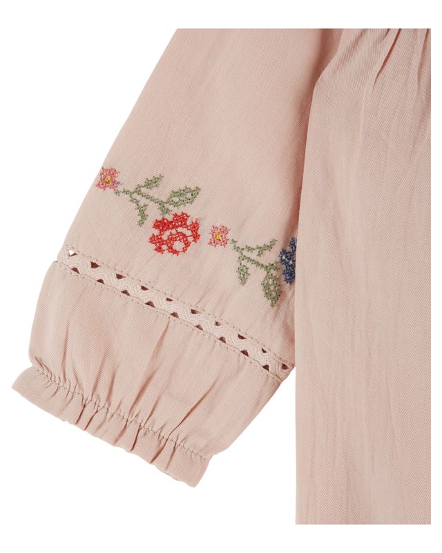 Emile & Ida Rose Cross Stitch Romper