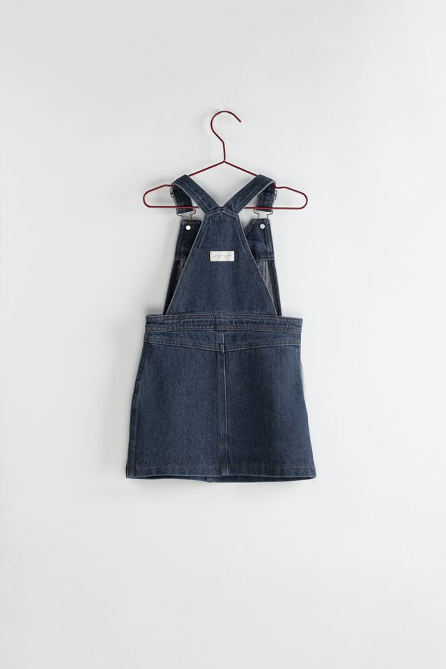 Please Mom Denim Cargo Dungarees