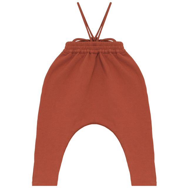 Calla Lili Rust Sweat Romper