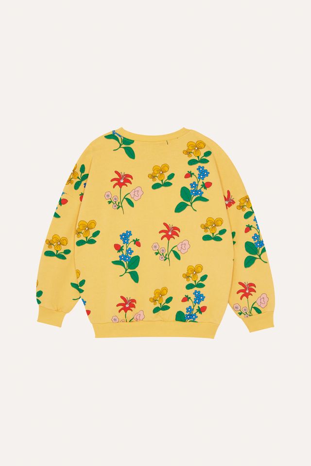 The Campamento Yellow Flower Allover Sweatshirt