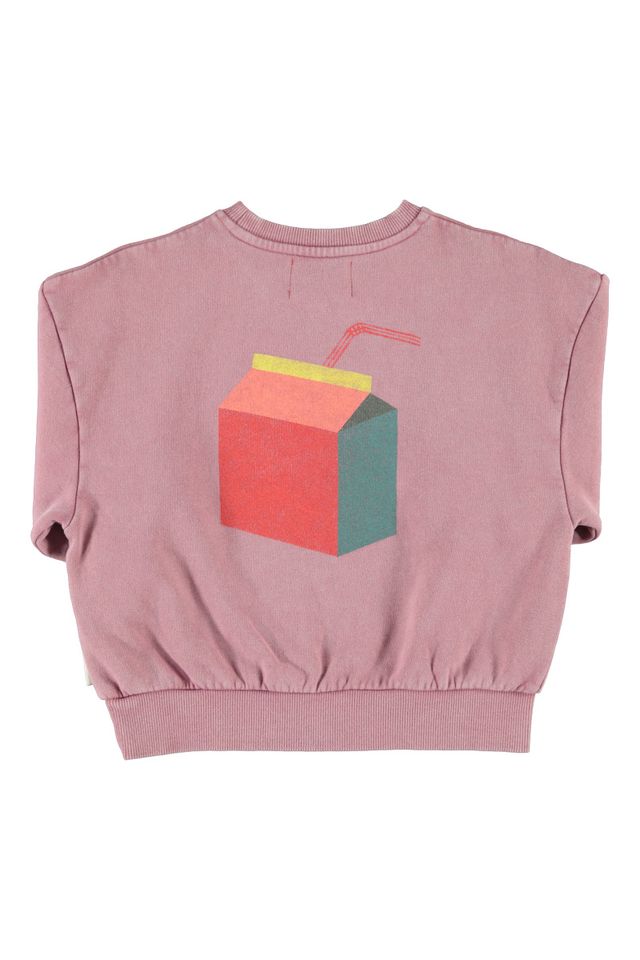 Piupiuchick Pink 'Lunch Break" Oversized Sweatshirt