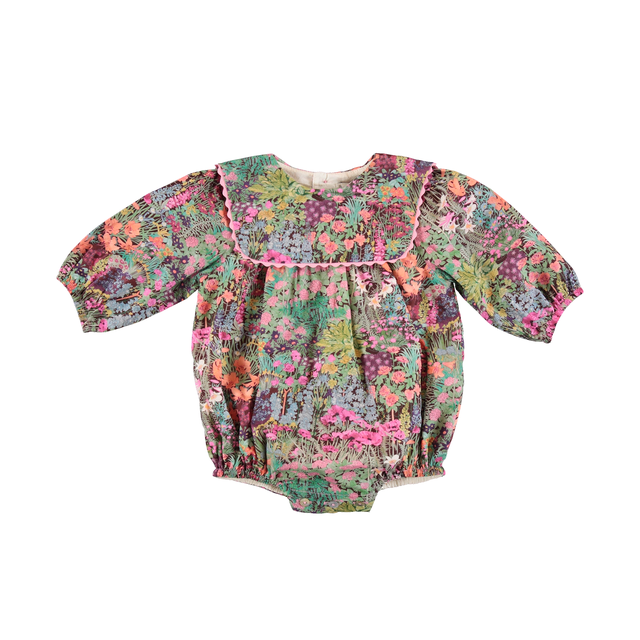 Bebe Organic Violeta Liberty Anna's Haven Romper