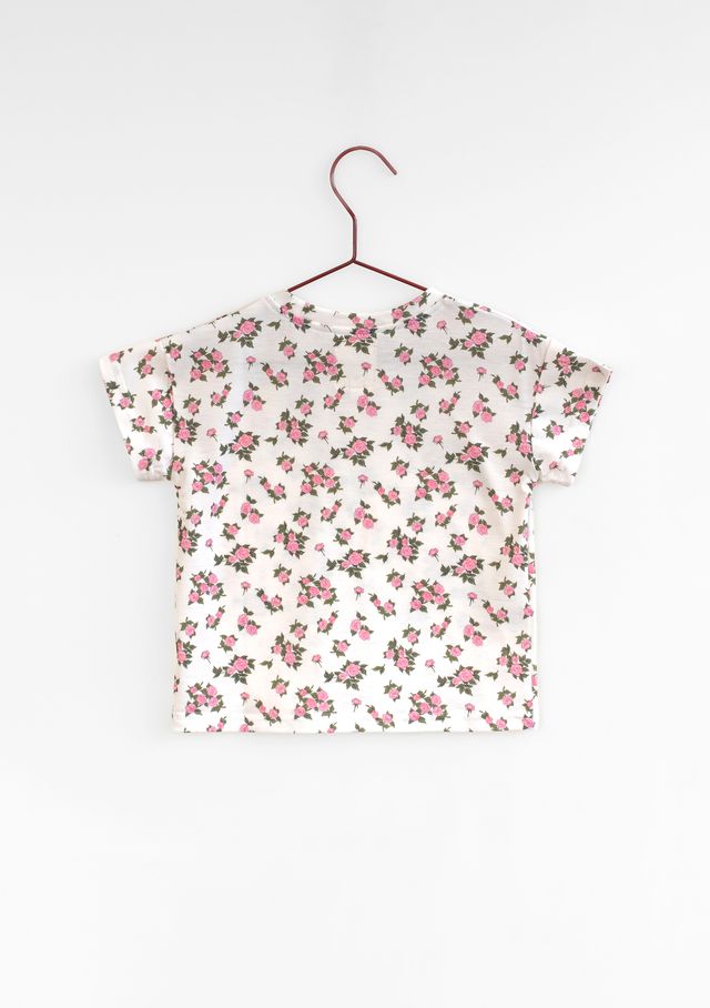 Please Mom Confetti Floral Puff Tee