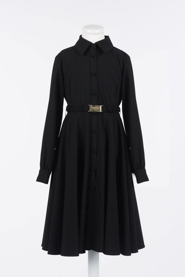 Twinset Black Flannel Dress