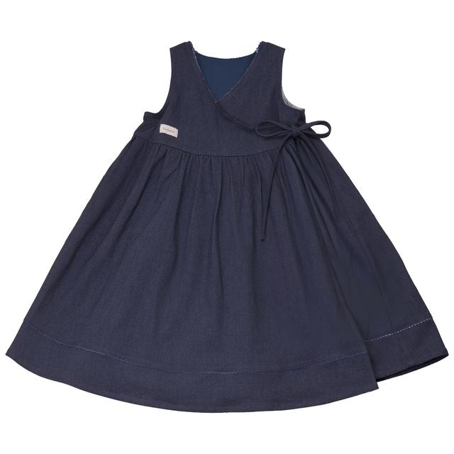 Calla Lili Blue Wrap Dress *PREORDER WILL SHIP IN TWO WEEKS*