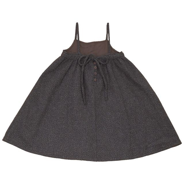 Calla Lili Grey/Brown Tweed Dress