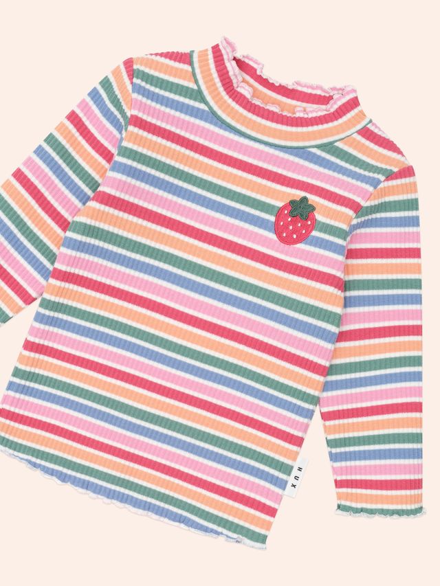 Hux Tutti Frutti Skivvy Stripe Rib Tee