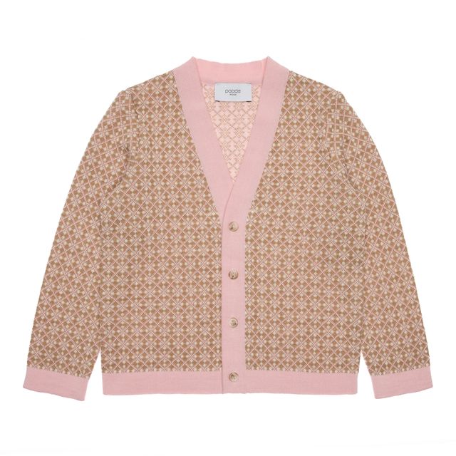 Paade Mode Morgan Pink Wool Cardigan