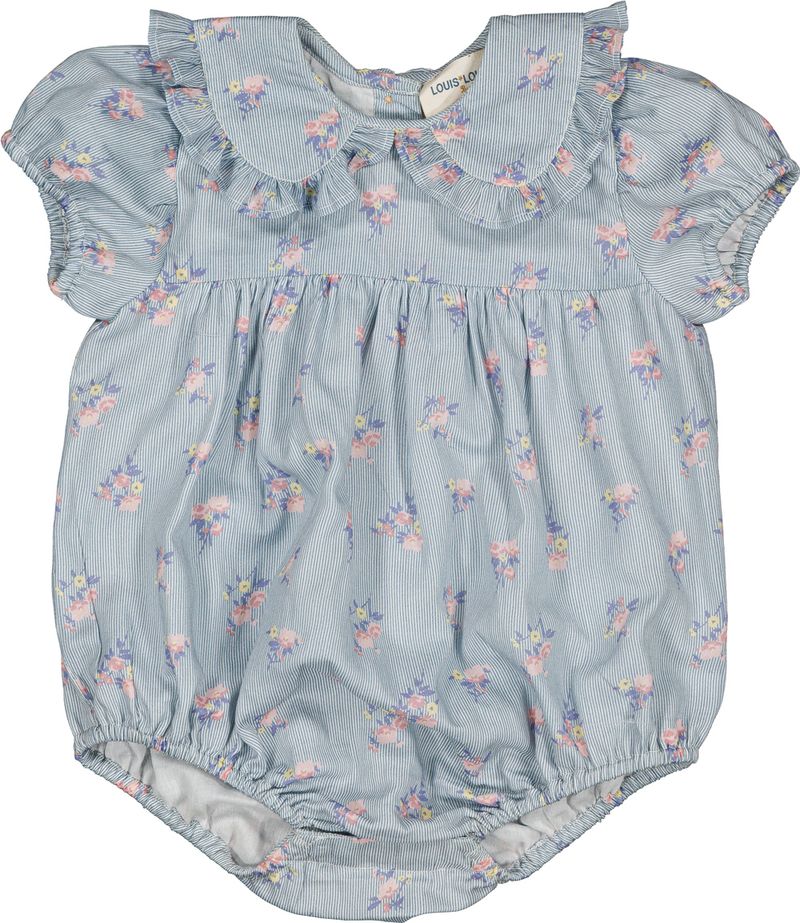 Louis Louise Poupette Bouquet Stripe Romper