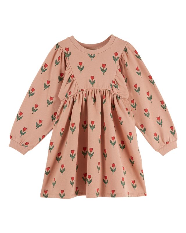 Emile & Ida Soliflore Pink Floral Dress
