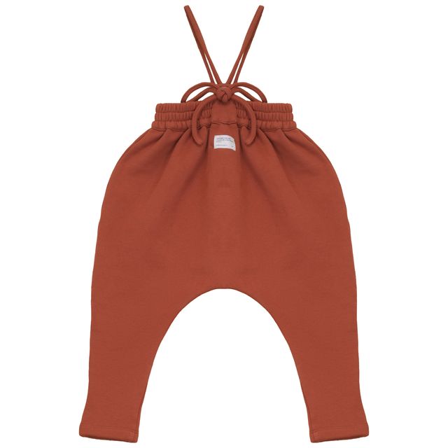 Calla Lili Rust Sweat Romper