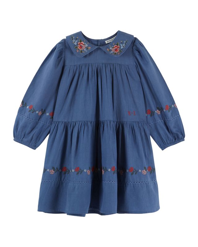 Emile & Ida Ocean Cross Stitch Dress