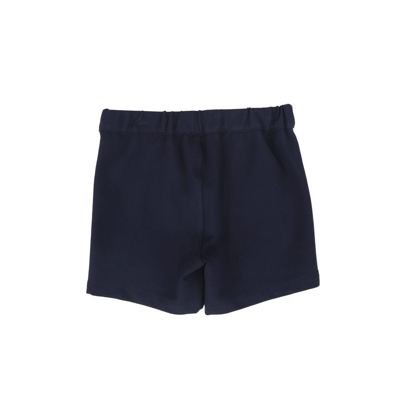 Le Bourdon Navy Ponte Shorts