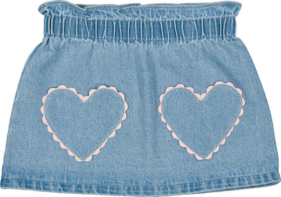 Louis Louise Teacher Light Blue Denim Skirt