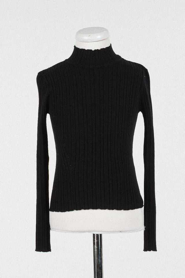 Twinset Black Knit Turtleneck