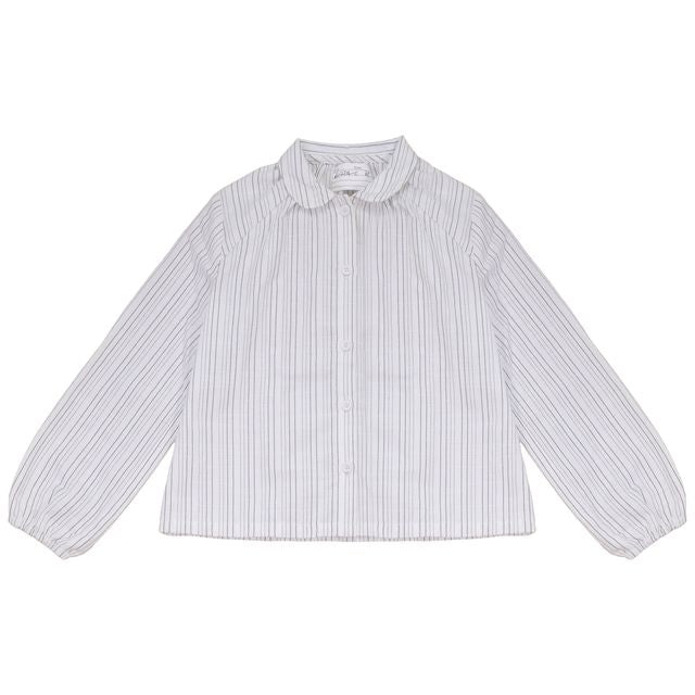 Calla Lili Black Boys Striped Shirt *PREORDER WILL SHIP IN TWO WEEKS*