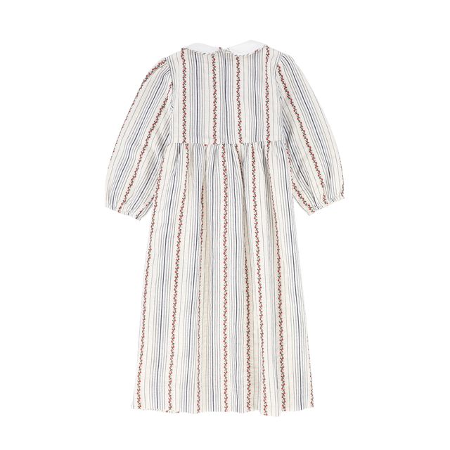Bamboo Floral Smock Chest Print Dress