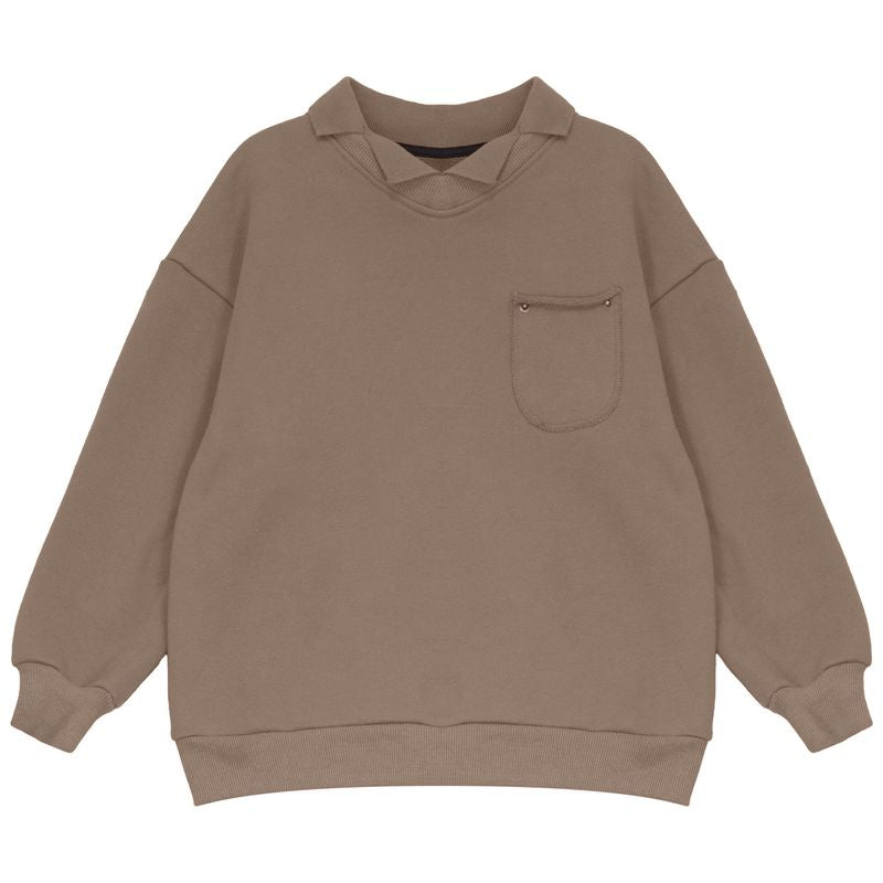 Calla Lili Tan Big Boy Sweatshirt